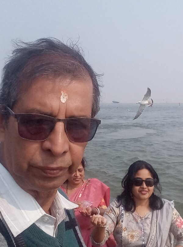 Varanasi ghats sunrise view Ganga River Kashi